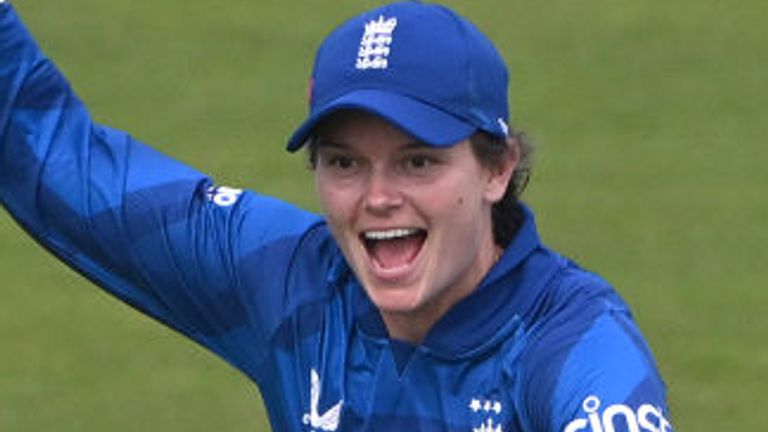 Amy Jones starred in the first ODI for England against Sri Lanka by taking five wickets (Getty Images)