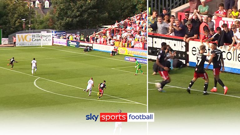 EXETER CITY STUNNING VOLLEY FROM Demetri Mitchell THUMB 